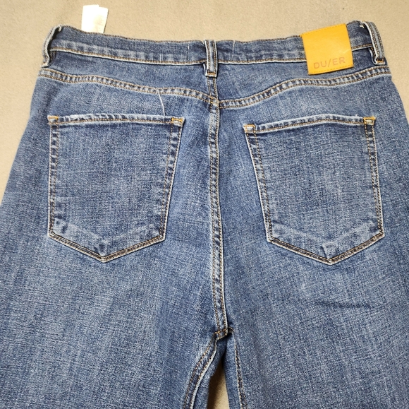 Duer Women’s Jeans High Rise Straight Blue Sz 30 - Picture 8 of 14